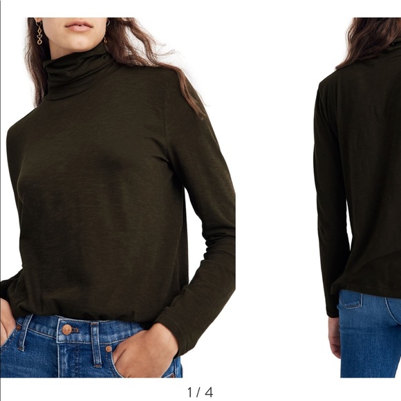 Madewell Tops - Madewell Whisper Cotton Turtle Neck